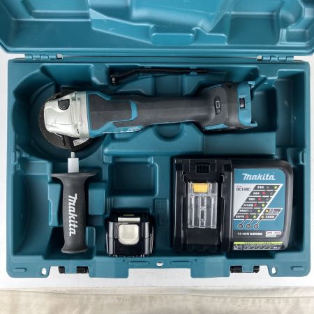 ЗЗ MAKITA マキタ 14.4v 100mm 充電式ディスクグラインダ バッテリーx1 充電器 ケース付 GA416D ブルー
