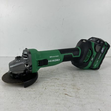 ЗЗ HiKOKI ハイコーキ 36v 100mm ディスクグラインダ バッテリーx1付 ※充電器無し G3610DC グリーン