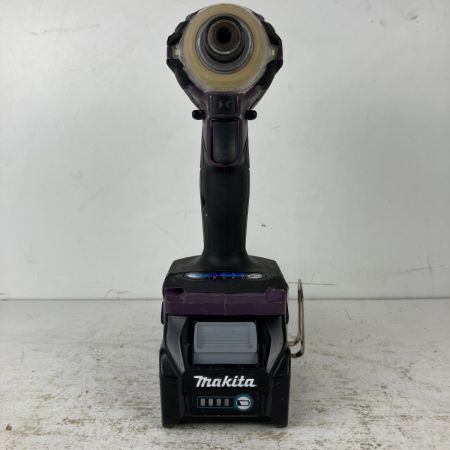 ЗЗ MAKITA マキタ 40v 充電式インパクトドライバ バッテリーx1 充電器 ケース付 TD001G パープル