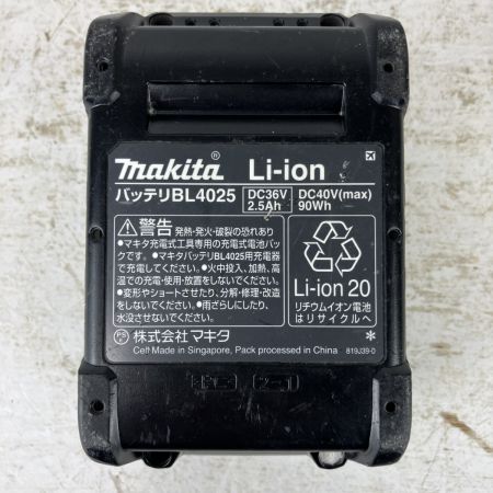 ЗЗ MAKITA マキタ 40v 充電式インパクトドライバ バッテリーx1 充電器 ケース付 TD001G パープル