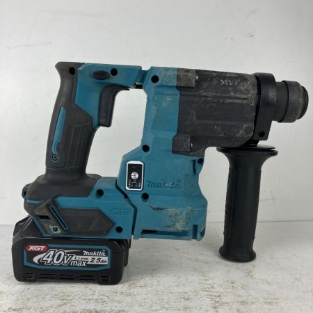 ЗЗ MAKITA マキタ 40v 20mm 充電式ハンマドリル バッテリーx2 ケース付 ※充電器無し HR010G ブルー