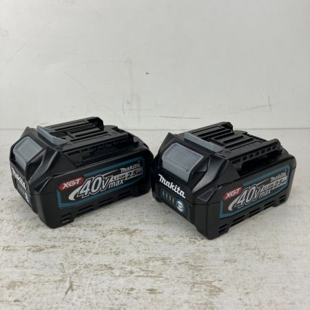 ЗЗ MAKITA マキタ 40v 20mm 充電式ハンマドリル バッテリーx2 ケース付 ※充電器無し HR010G ブルー