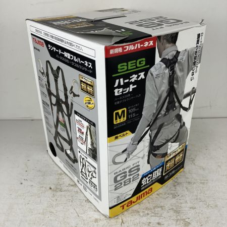 ЗЗ TAJIMA タジマ フルハーネス型安全帯 ハーネスGS 蛇腹L8ダブルセット Mサイズ A1GSMJR-WL8BK ブラック