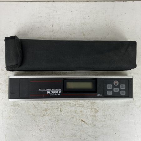 ЗЗ STS 防水型レーザー付デジタル傾斜計 ケース付 ※未校正 DL300LV ブラック