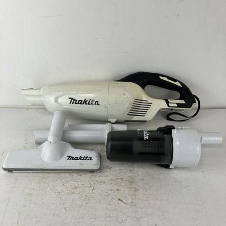 ЗЗ MAKITA マキタ 18v 充電式クリーナ サイクロンアタッチメント付 ※バッテリー、充電器無し CL281FD ホワイト