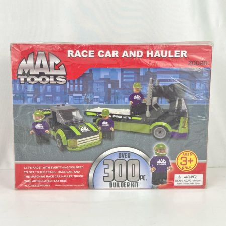 ЗЗ MAC TOOLS マック Race Car and Hauler ブロックセット 箱付 Z0020 レッド