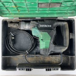 ЗЗ HITACHI 日立 100v 40mm ハンマドリル ケース付 DH40SC ブラック×グリーン Cランク