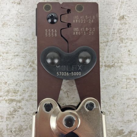 ЗЗ MOLEX 圧着用手動工具 57026-5000 オレンジ×ブラック