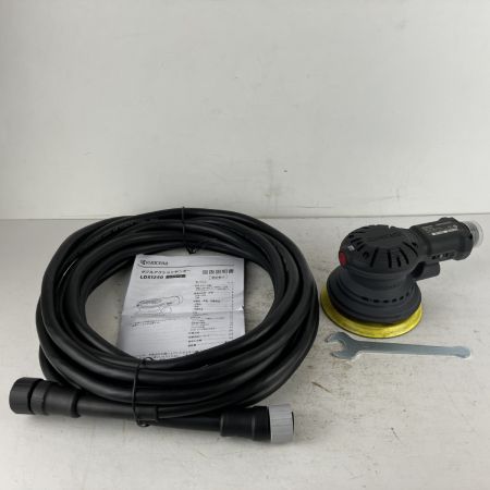 ЗЗ KYOCERA キョウセラ 100v 125mm ダブルアクションサンダー 脱着ケーブル(10m)付 LDS1250 ブラック