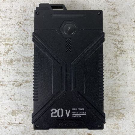 ЗЗ シンメン 20V 3350mAh ファン・バッテリーセット アダプタ付 SA-125 ブラック×ブルー