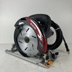 ЗЗ KYOCERA キョウセラ 100v 190mm 丸のこ AW763ED ブラック×レッド Bランク