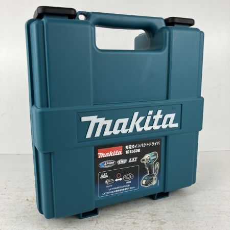 ЗЗ MAKITA マキタ 18v 充電式インパクトドライバ　バッテリーx1 充電器 ケース付 TD156DB ブルー