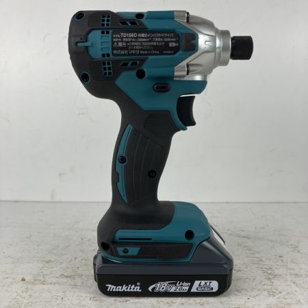 ЗЗ MAKITA マキタ 18v 充電式インパクトドライバ　バッテリーx1 充電器 ケース付 TD156DB ブルー