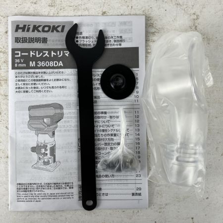 ЗЗ HiKOKI ハイコーキ 36v 8mm コードレストリマ 取説 箱付 ※バッテリー、充電器無し M3608DA グリーン