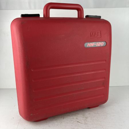 ЗЗ MAX マックス 65mm 高圧 コンクリートピンネイラ 釘打機 ケース付 HN-120 レッド