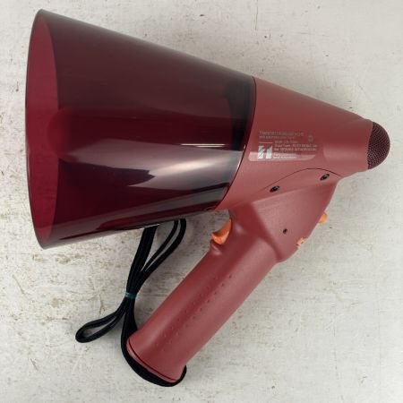 ЗЗ TOA株式会社 防滴メガホン 6Ｗ サイレン音付 ER-1106S レッド