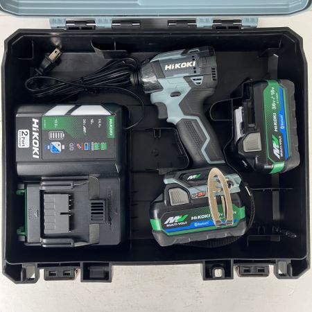 ЗЗ HiKOKI ハイコーキ 36v インパクトドライバ バッテリーx2 充電器 ケース付 WH36DD アイスグレー