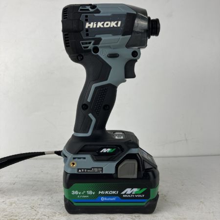 ЗЗ HiKOKI ハイコーキ 36v インパクトドライバ バッテリーx2 充電器 ケース付 WH36DD アイスグレー