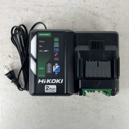 ЗЗ HiKOKI ハイコーキ 36v インパクトドライバ バッテリーx2 充電器 ケース付 WH36DD アイスグレー