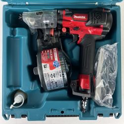 ЗЗ MAKITA マキタ 50mm 高圧 エア釘打ち機 ケース付 AN533H レッド Bランク