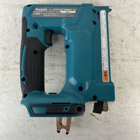 ЗЗ MAKITA マキタ 18v 12mm×6-13mm 充電式タッカ ケース付 ※バッテリー、充電器無し ST312D ブルー