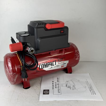 ЗЗ 藤原産業 100v 8L オイルレス エアコンプレッサ 取説付 SR-L08SPB-01 SR-035