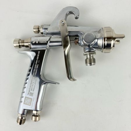 ЗЗ ANEST IWATA (1)常圧 スプレーガン 吸上式 ノズル口径Φ2.0 箱 取説付 WIDER2-20R2S シルバー