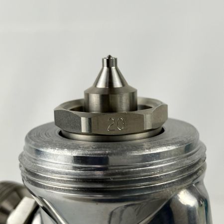 ЗЗ ANEST IWATA (1)常圧 スプレーガン 吸上式 ノズル口径Φ2.0 箱 取説付 WIDER2-20R2S シルバー