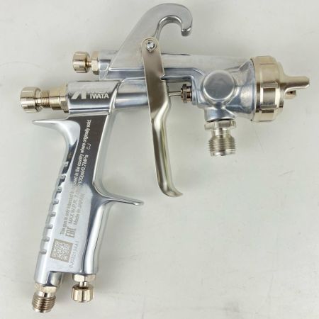 ЗЗ ANEST IWATA (2)常圧 スプレーガン 吸上式 ノズル口径Φ2.0 箱 取説付 WIDER2-20R2S シルバー