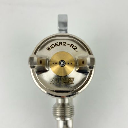 ЗЗ ANEST IWATA (2)常圧 スプレーガン 吸上式 ノズル口径Φ2.0 箱 取説付 WIDER2-20R2S シルバー