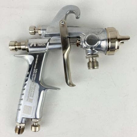 ЗЗ ANEST IWATA (4)常圧 スプレーガン 吸上式 ノズル口径Φ2.0 箱 取説付 WIDER2-20R2S シルバー