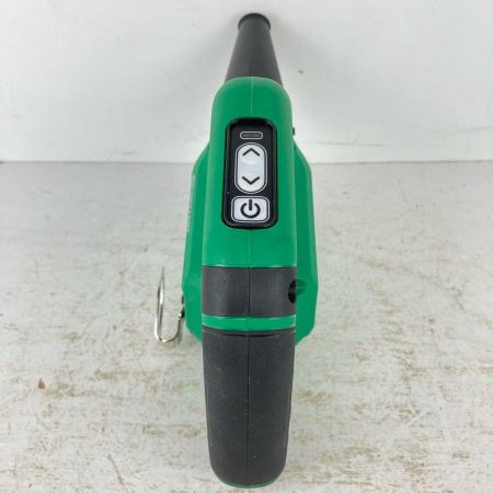 ЗЗ HiKOKI ハイコーキ 36v 充電式ブロワ ノズル 取説 箱付 ※充電器・バッテリーなし RB36DB グリーン×ブラック
