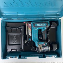 ЗЗ MAKITA マキタ 40v 35mm 充電式ピンタッカ バッテリーx1 ケース付 ※充電器無し PT001G ブルー Aランク