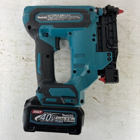 ЗЗ MAKITA マキタ 40v 35mm 充電式ピンタッカ バッテリーx1 ケース付 ※充電器無し PT001G ブルー