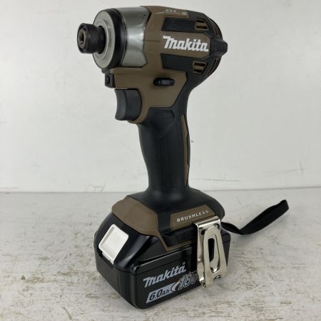 ЗЗ MAKITA マキタ 18v インパクトドライバ バッテリーx2 充電器 ケース付 TD173D オーセンティックブラウン