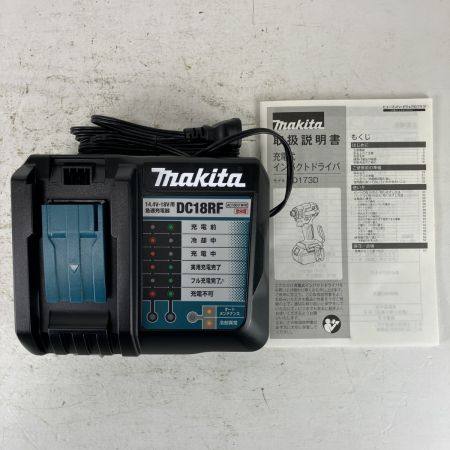 ЗЗ MAKITA マキタ 18v インパクトドライバ バッテリーx2 充電器 ケース付 TD173D オーセンティックブラウン