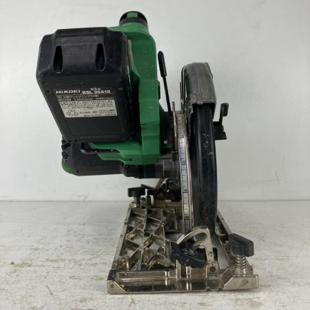 ЗЗ HITACHI 日立 18v 165mm コードレス丸のこ バッテリーx1付 ※充電器無し C18DBAL グリーン