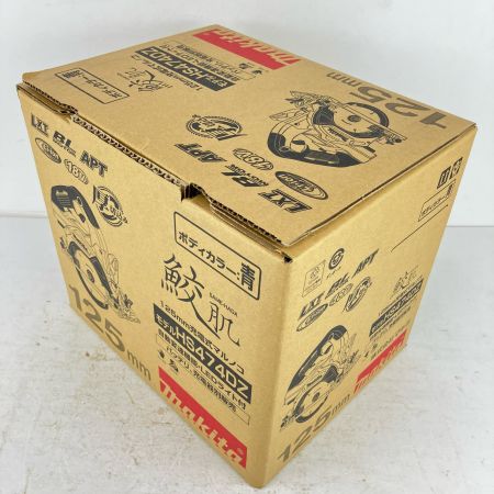ЗЗ MAKITA マキタ 125mm 18v 充電式丸のこ 取説 外箱付 HS474D ブルー