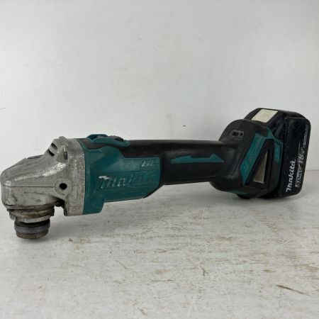 ЗЗ MAKITA マキタ 18v 100mm 充電式ディスクグラインダ バッテリーx1付 ※充電器無し GA404D ブルー