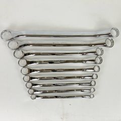 ЗЗ SIGNET 45°オフセットめがねレンチ メガネレンチ 9本組 33257ほか シルバー Bランク