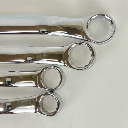 ЗЗ SIGNET 45°オフセットめがねレンチ メガネレンチ 9本組 33257ほか シルバー