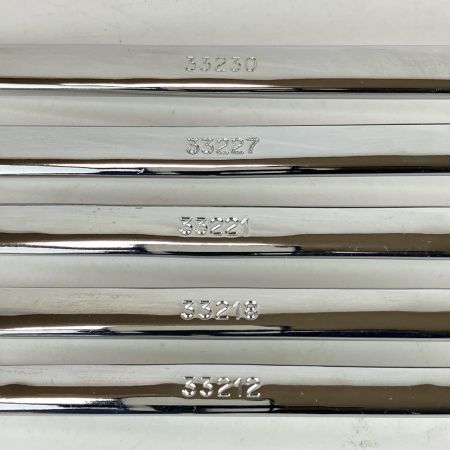 ЗЗ SIGNET 45°オフセットめがねレンチ メガネレンチ 9本組 33257ほか シルバー