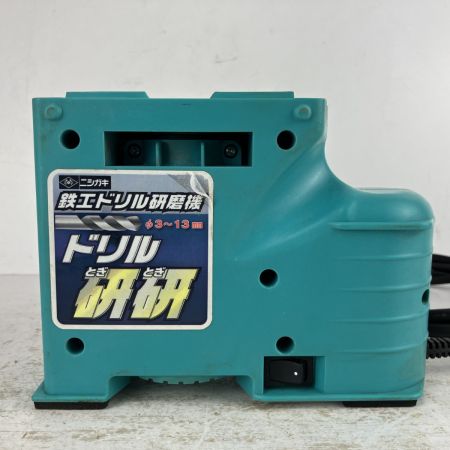 ЗЗ ニシガキ 100v 3-13mm ドリル研磨機 ﾄﾞﾘﾙ研研 グリーン