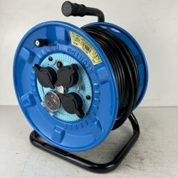 ЗЗ NICHIDO 30m 100v 屋外型 防雨・防塵型 コードリール 外箱付 NPW-EK33 Sランク