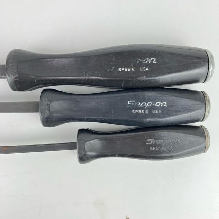 ЗЗ Snap-on スナップオン 貫通プライバー 3本組 本体のみ SPBS18/SPBS12/SPBS8 ブラック