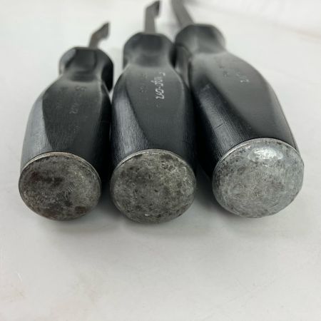 ЗЗ Snap-on スナップオン 貫通プライバー 3本組 本体のみ SPBS18/SPBS12/SPBS8 ブラック