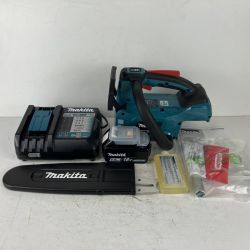 ЗЗ MAKITA マキタ 18v 250mm 充電式チェンソー バッテリーx1 充電器付 MUC254D ブルー Sランク
