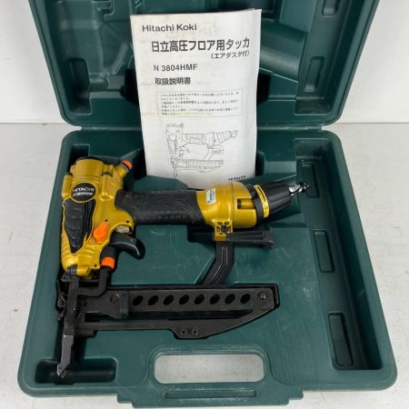 ЗЗ HITACHI 日立 38mm 高圧 フロア用タッカ ケース付 N3804HMF ゴールド