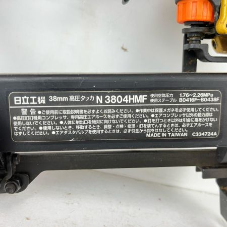 ЗЗ HITACHI 日立 38mm 高圧 フロア用タッカ ケース付 N3804HMF ゴールド