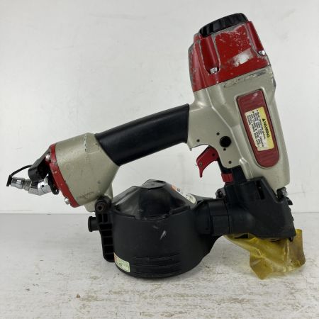 ЗЗ MAX マックス 50mm 常圧 コイルネイラ エア釘打機 ケース付 CN-450S(FP) レッド